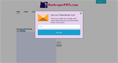 Desktop Screenshot of burlesquepdx.com